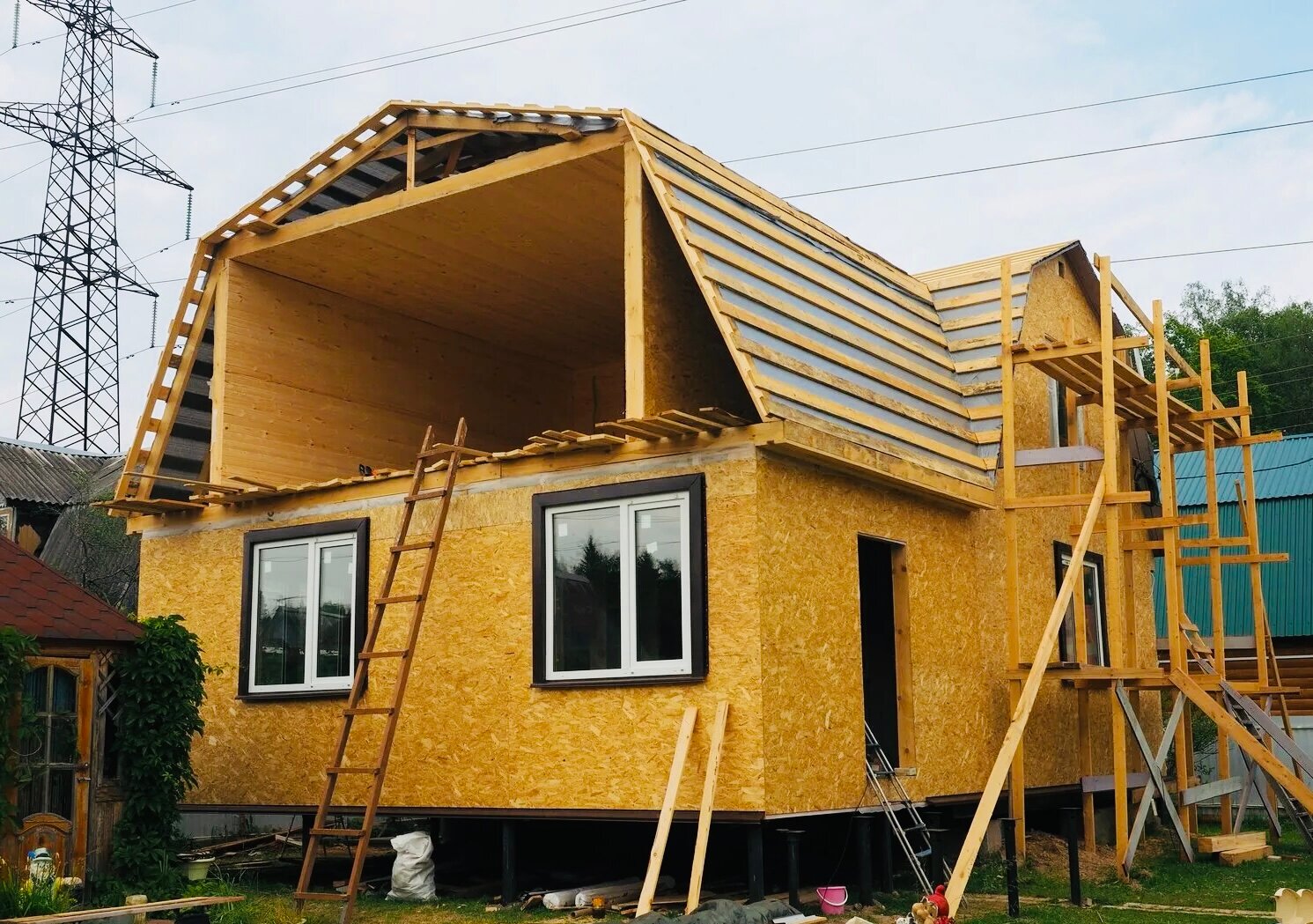 каркасный дом