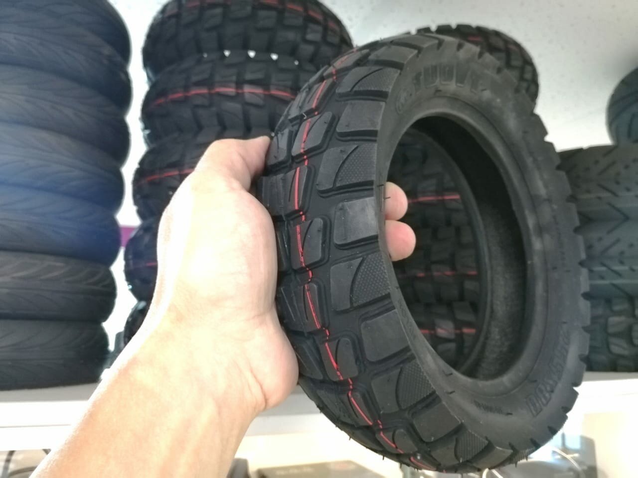 покрышка tuovt для электросамоката kugoo m4 pro, kugoo m 4, покрышка kugoo m4 pro, покрышка внедорожная 10 kugoo m4 (255*80), покрышка