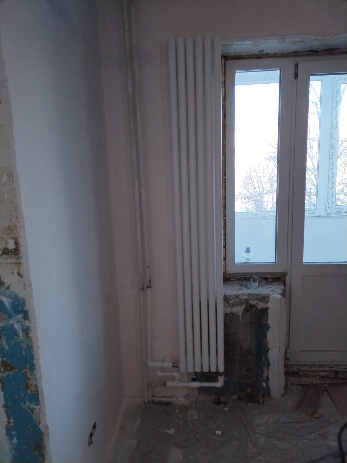 квартира, квартира в панельном доме, отопление, перенос радиатора отопления, отопление батареи