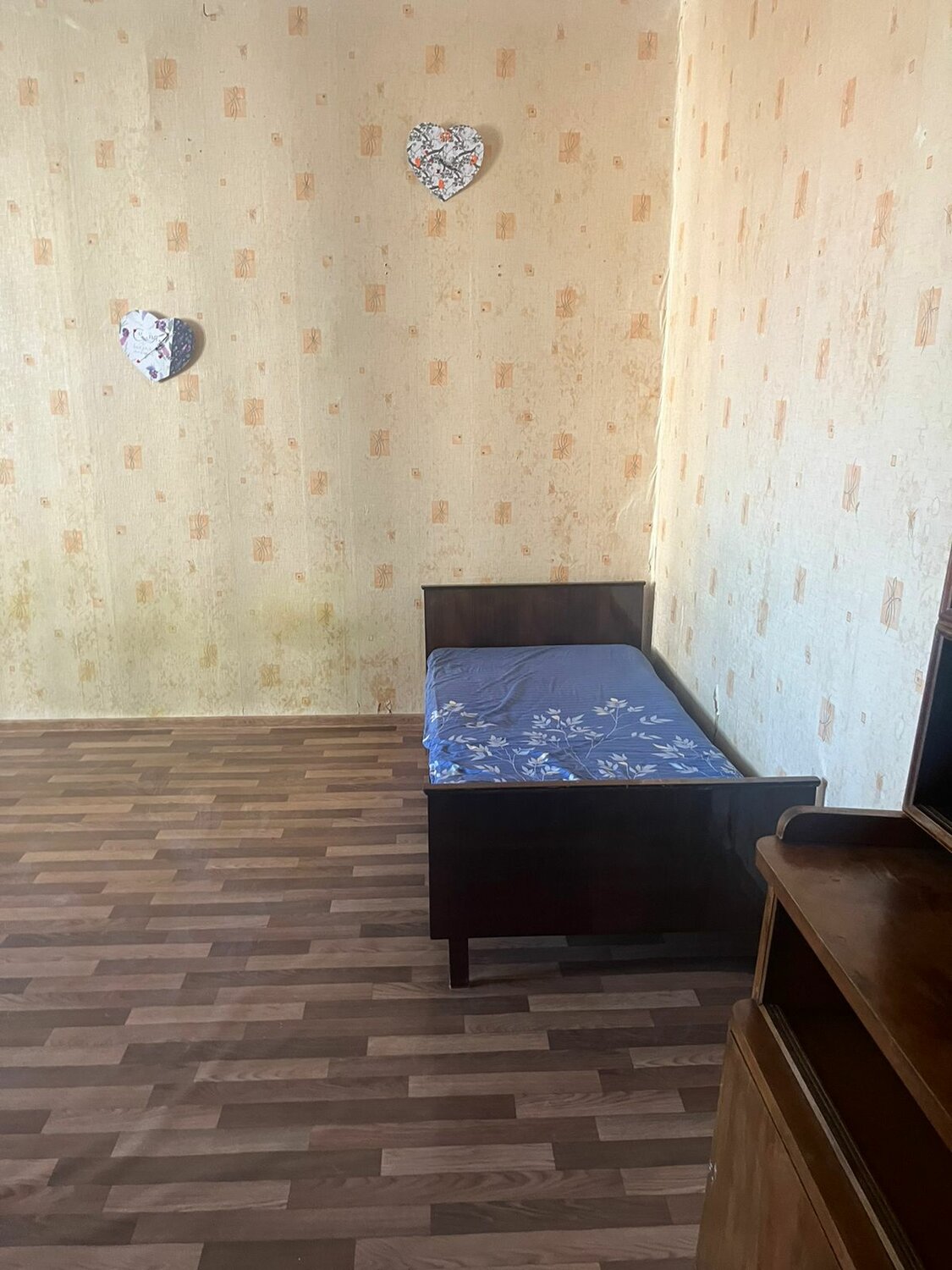 интерьер, кровать полуторка, квартира, мебель, бу мебель