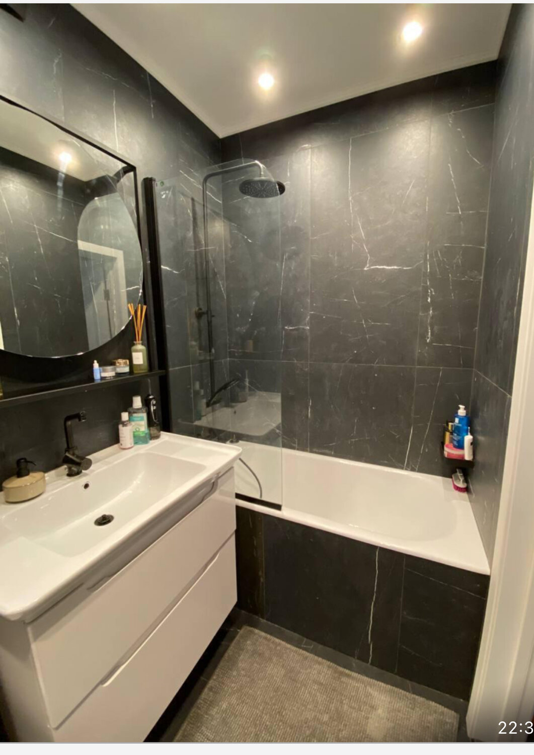 квартир, интерьер, ванная комната серая, серые ванные комнаты, серая ванная