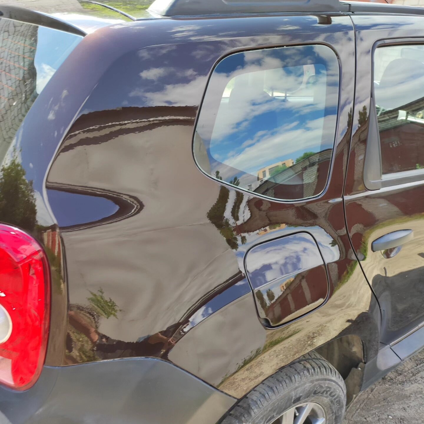 renault duster i, reanault duster, спойлер cross renault duster, спойлер renault duster, рено дастер коричневый