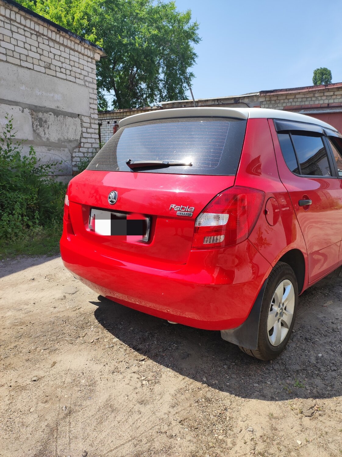 skoda fabia ii, шкода фабия вишневая, шкода фабия красная, шкода фабия новая, Skoda Fabia II Рестайлинг