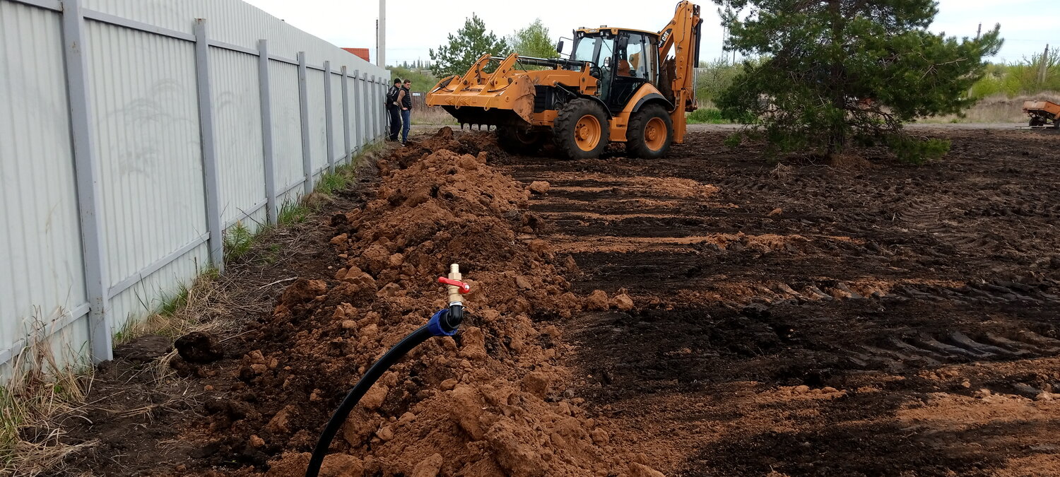 распределительный газопровод, выемка грунта, засыпка грунта, разработка грунта, догазификация