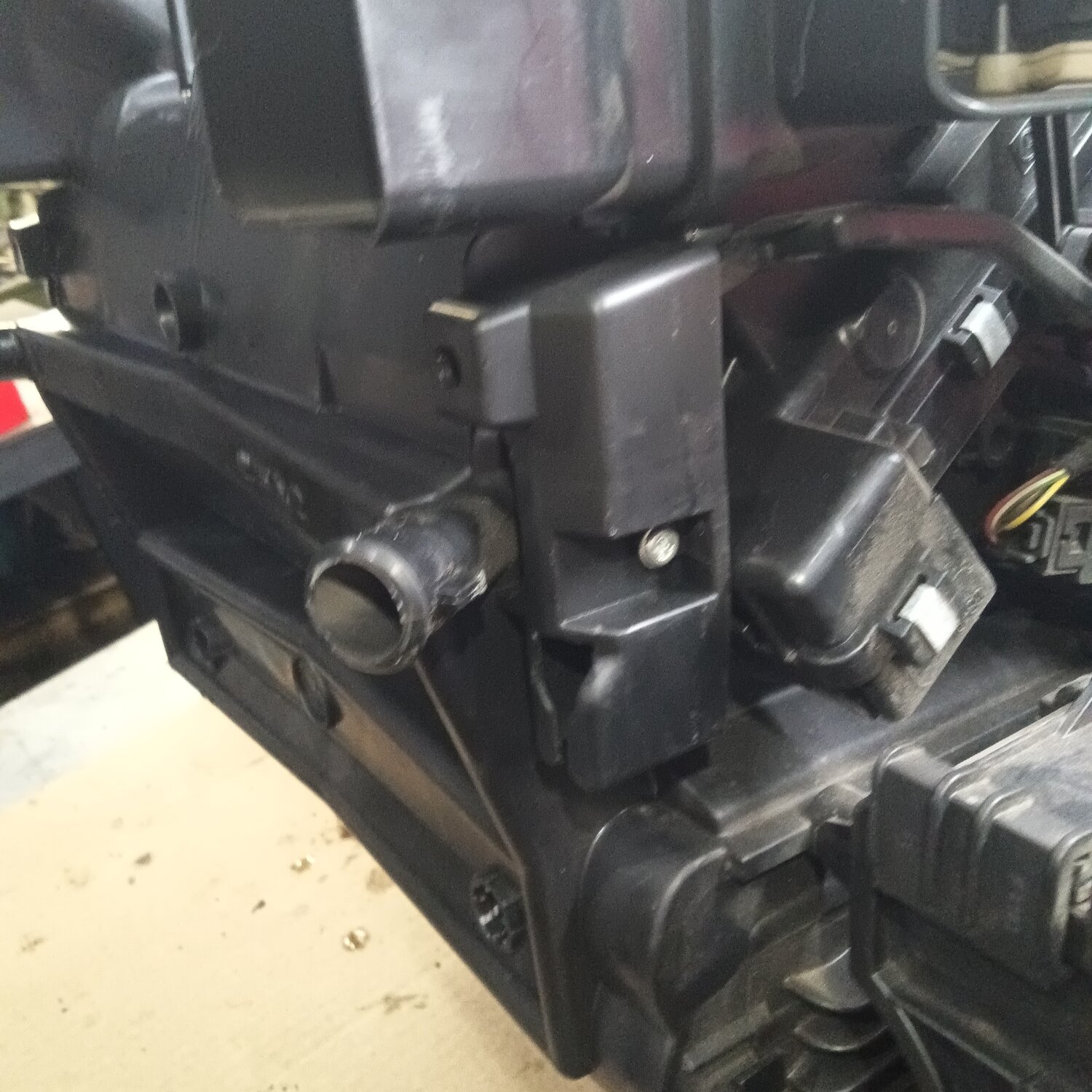 корпус отопителя, печка, корпус печки тойота королла 120, корпус печки, отопитель toyota